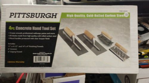 4 concrete hand tool set