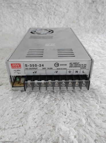 Meanwell 350W Single Output Switching Power Supply S-350 24 Volts