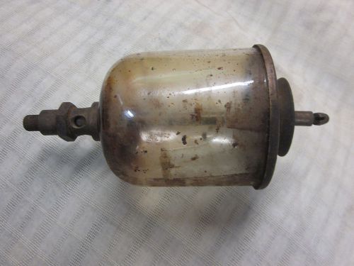Large unique vintage brass drip oiler no makers mark steampunk for sale