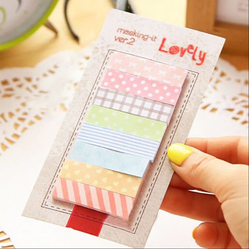 Cute 1 Set Sticker Post It Bookmark Point It Marker Memo Flags Sticky Notes