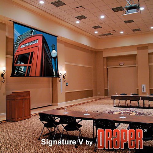 DRAPER Signature/Series V Electric Projection Screen