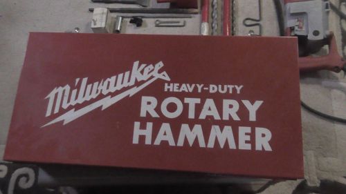 Minty milwaukee heavy duty rotary hammer drill 5300 in case with bits for sale