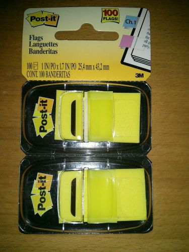NEW post it yellow standard flags