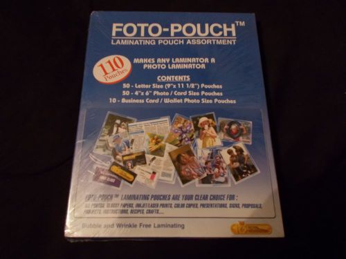 Foto-Pouch Laminating Pouch Assortment-110 Pouches