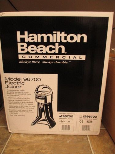 Hamilton Beach Model 96700 Commercial Electric Juicer