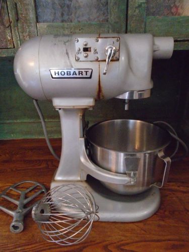 Hobart Commercial / Home Mixer N50-  5 Quart Mixer with Wisk Dough Hook Paddle