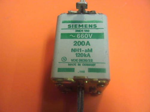 Nw Siemens 3ND1 140 Fuse 660 V 200 A New 3ND1140