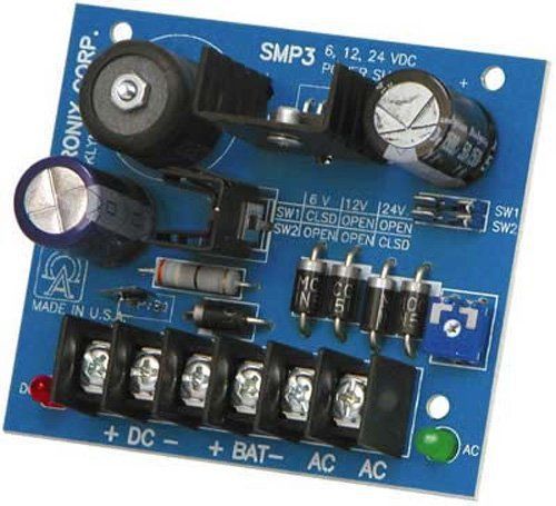 ALTRONIX SMP3 Power Supply / Charger module  6VDC, 12VDC or 24VDC rate @ 2.5 amp