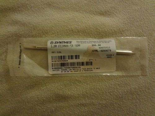 Synthes 5.0 mm Steinmann Pin 150 mm  293.50