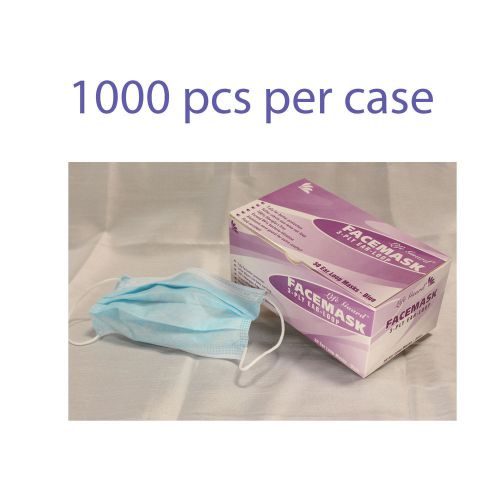 Disposable Dental Medical Surgical Dust Nail Salon Earloop Face Mouth Masks 1000