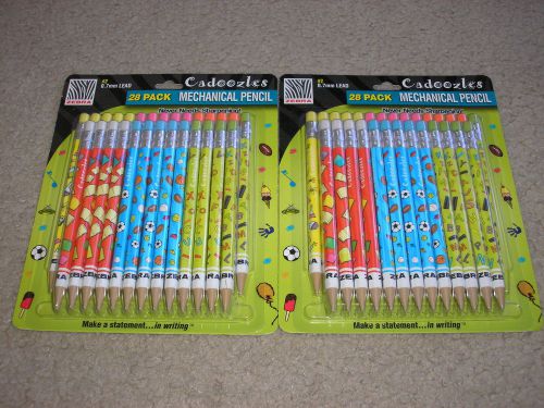 New Lot of 56 Cadoozles Mechanical Pencils by Zebra