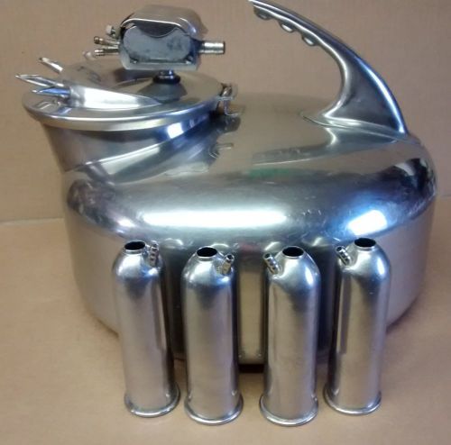 SURGE MILKER with Model C PULSATOR &amp; CUPS ~ from old farm estate stainless steel