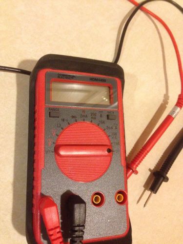 Commercial Electric HDM-4400 Digital Multimeter 23 Range 7 Function