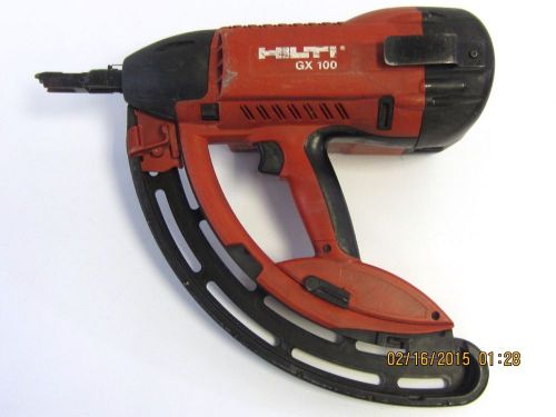 Hilti gx-100 gas nail gun fastening tool for sale