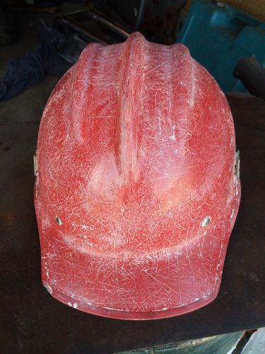 Red bullard hard hat 502 ironworker w/o liner for sale