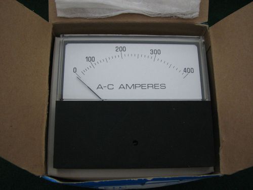 G.E.  0-400 A-C AMPERES PANEL MOUNT METER #50-251440LSSC