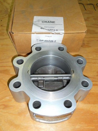 Crane 4H15SPF2-9 Duo-Check II Stainless 4&#034; Butterfly Valve - NEW in the Box!