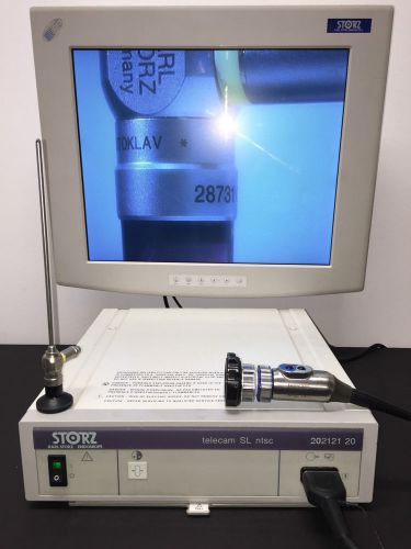 Storz Telecam 20212120 w/camera 20212140 Endoscopey system SL ntsc color video