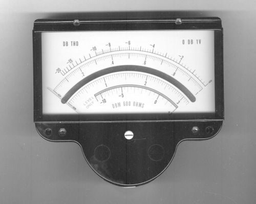 HEWLETT-PACKARD  dBM/ dB/ THD analog Meter 1120-0991