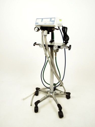 !a! midmark matrx digital mdm dental nitrous oxide flowmeter w/ 4-tank yoke cart for sale