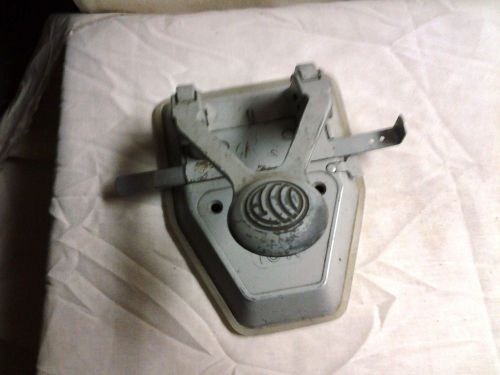 Vintage Gray TWO HOLE PAPER PUNCH ACCO 10X  NEW YORK