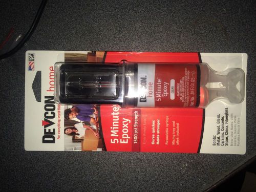 devcon 5 minute epoxy 25ml    1500psi Strenght Clear