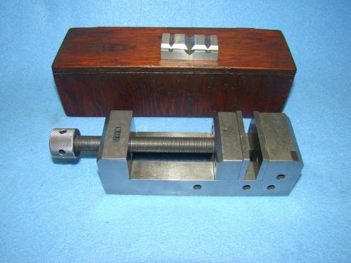 Screw Guide Toolmakers Vise 2&#034; with V Groove Attachment Jaw