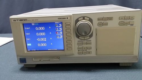 *Tested*  Yokogawa WT1600 Digital Power Meter, 760101-04-C1-M-C10