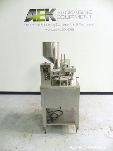 Used- autoprod  model 2000 fil-n-seal rotary cup filler and heat sealer capable for sale