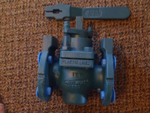 Itt industries cam-line plastic lined trunnion ball valve 1-1059 *new* for sale