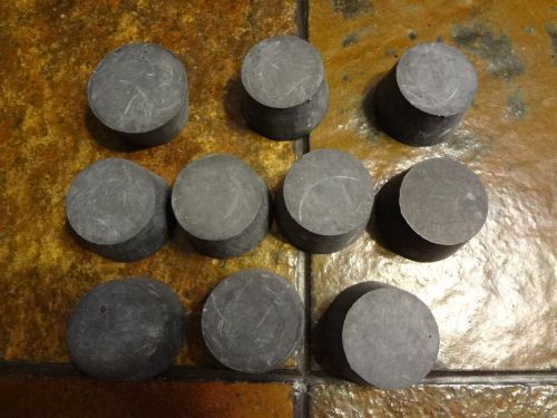 Lot of 10 SIZE 9 BLACK RUBBER STOPPERS