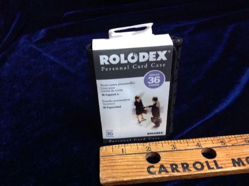 ROLODEX Personal  Business Card Case 36 Card Capacity 2004 NIP # 62552