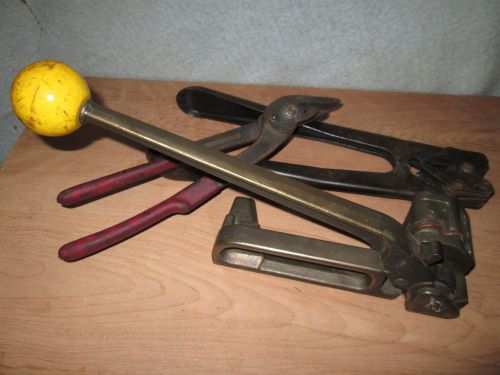 Strapping Tensioner Crimper band Cutter Made in USA