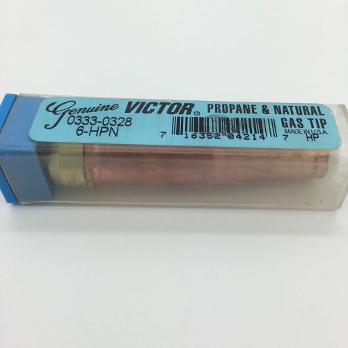 NEW! Victor Propane and Natural Gas Torch Tip, 00333-0328, 6-HPN