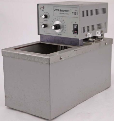Vwr scientific 1131 laboratory desktop adjustable heated circulating water bath for sale