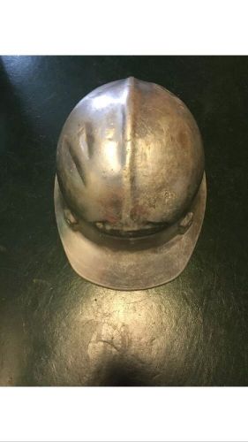 Jackson Products &#034;Alumicap&#034; vintage silver hard hat Free S/H