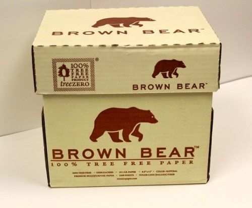 TreeZero Brown Bear Tree Free and Bleach Free Premium Multipurpose Eco Friendly