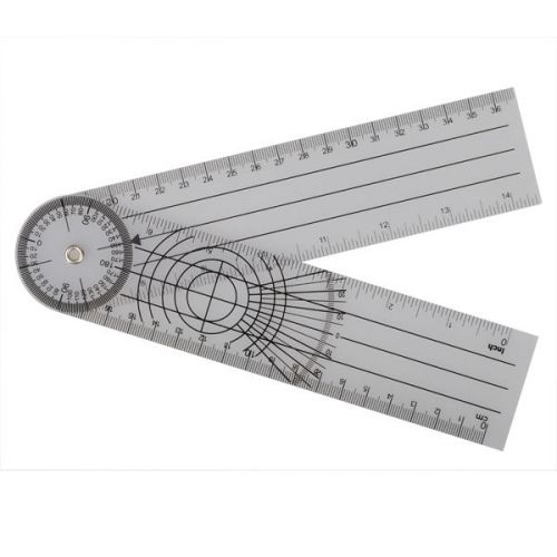 Professional GONIOMETER Multi-Ruler 360 Degree Protractor Spinal Ruler cm/inch