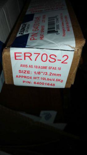 Radnor ER70S-2 Tig rod 1/8&#034; dia. 10 pound box NIB