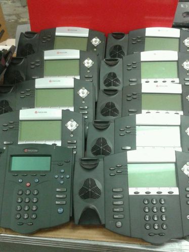 Polycom Soundpoint IP 550 Voip Phones and Polycom Soundpoint IP 430 (Lot of 10)