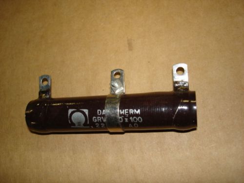 Gerber Slide resistor 22 ohm GRV 20/100 Part# 5170-006-0004