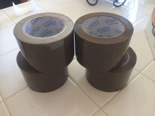 Tan packing tape 3 inch 110 yards 330 feet long 24 rolls/case for sale