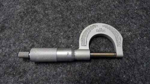 (B2) Vintage SEARS Micrometer 0-1&#034;