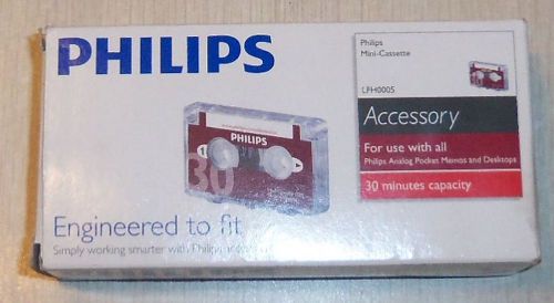 Philips LFH/0005 MINI Cassette Tapes **New** &#034;Box of 10&#034;