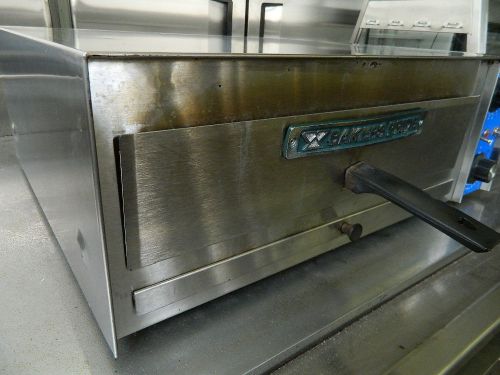 Bakers pride px-16 18&#034; electric counter-top pizza oven 208v thermostat to 650°f for sale