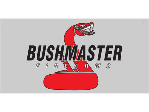 Advertising Display Banner for Bushmaster Dealer Arm Gun Shop