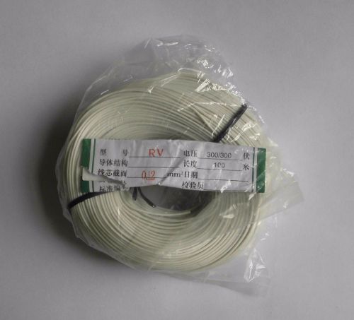 100 Metre(328ft),0.12 mm2 cable wire,White