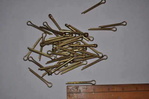 Brass Cotter Pin 1/8&#034; x 2&#034; BR PL (10 pack)