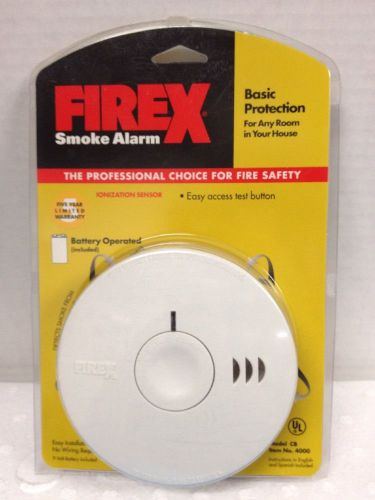 FIREX CB 4000 SMOKE ALARM IONIZATION SENSOR DETECTOR - NEW/SEALED NIP