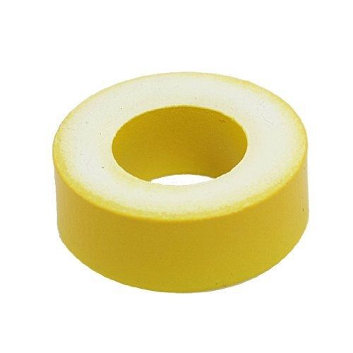 Uxcell? at106-26 power inductor ferrite rings iron toroid cores yellow white for sale
